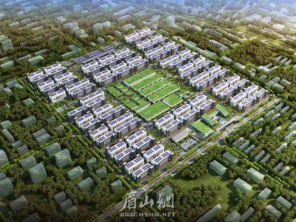 西南表面处理循环经济产业园项目效果图。