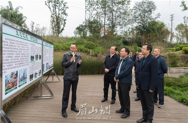 19日,杨洪波一行在仁寿县黑龙滩西北片区污水防治工程现场调研。.jpg 19日,杨洪波一行在仁寿县黑龙滩西北片区污水防治工程现场调研。.jpg