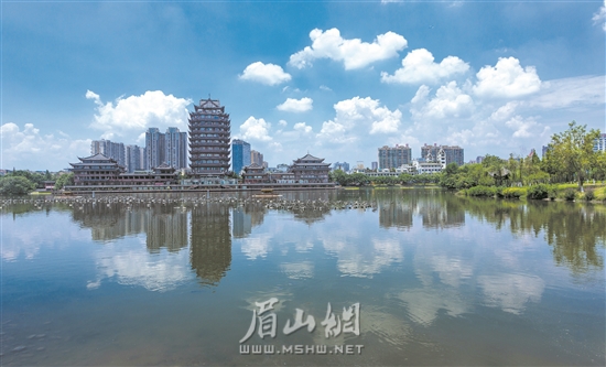 文化地标远景楼。（资料图片）