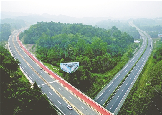 西环线已建成段。