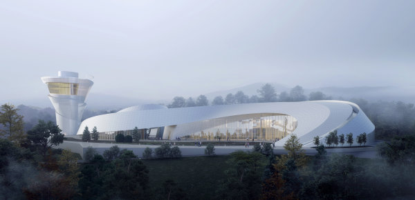 维康项目展示馆建成后效果图