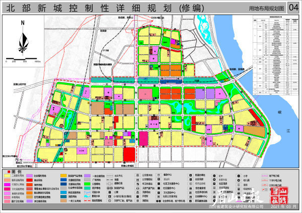 北部新城控制性详细规划（修编）。