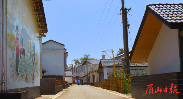  改造后的兰沟村。