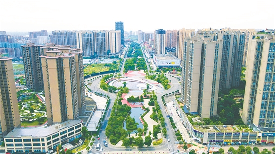 仁寿县城市新中心打造的双拥文化主题公园。.jpg