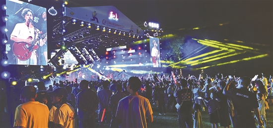 玉屏山首届森林音乐节受热捧。