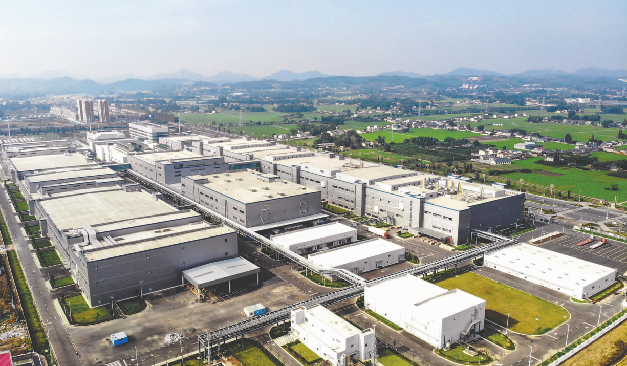 中创新航材料科技（四川）有限公司中创新航锂电正极材料项目。 眉山日报全媒体记者 廖波 摄