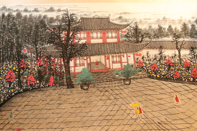  画作片段。
