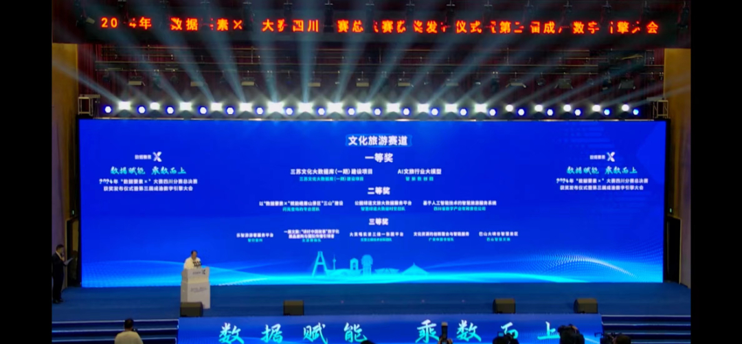  获奖现场。