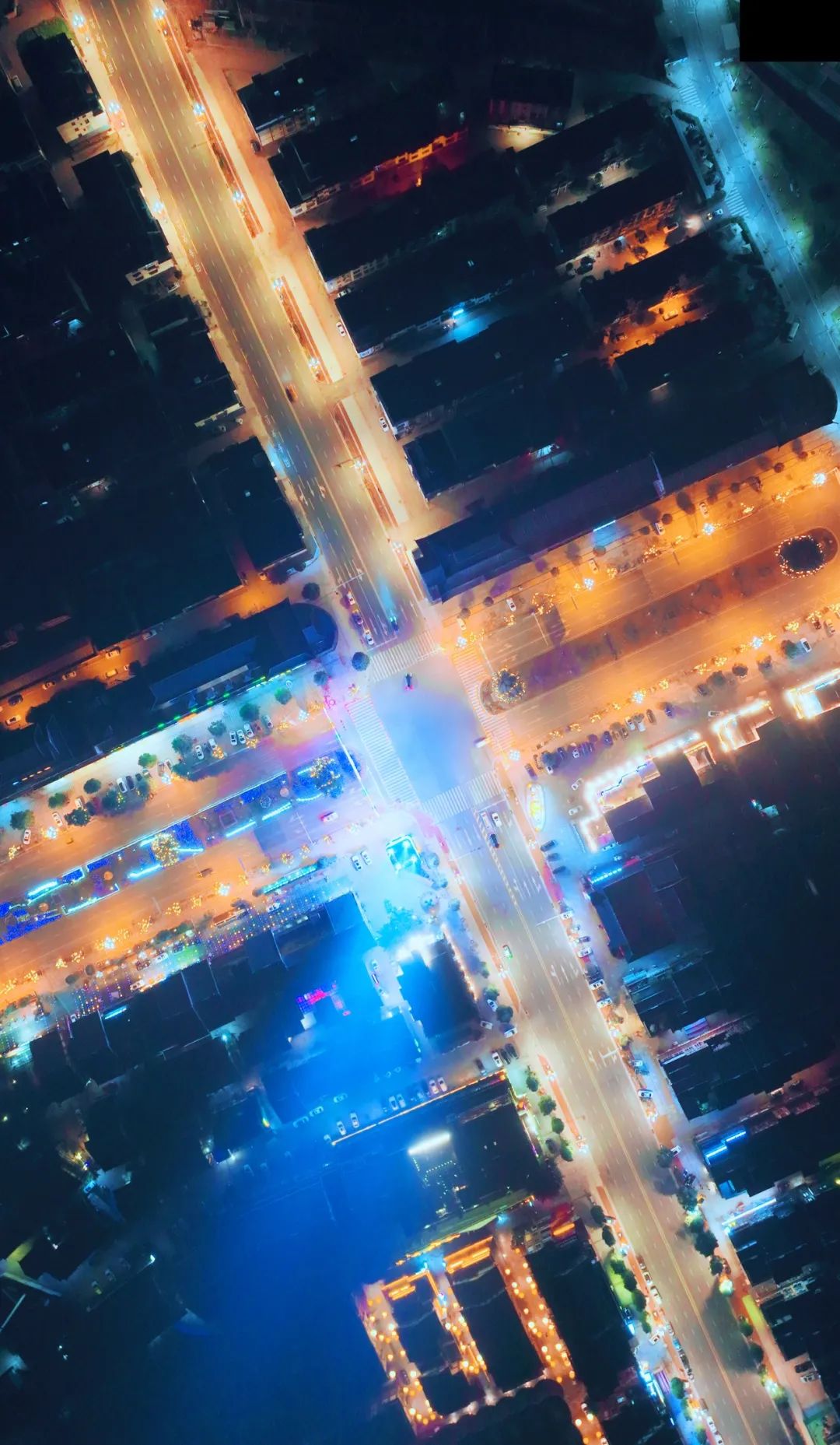 一环路建成沿线夜景