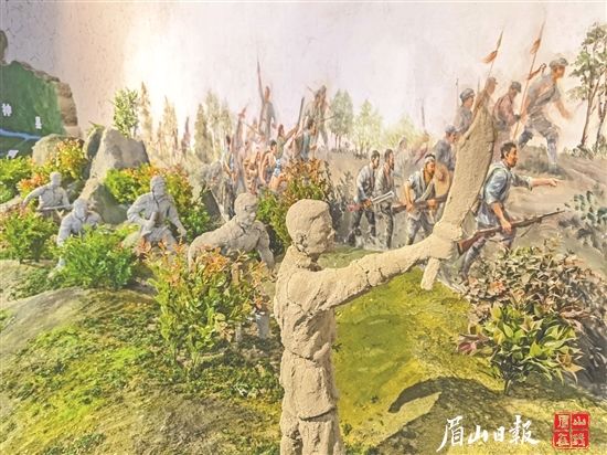  还原革命场景。