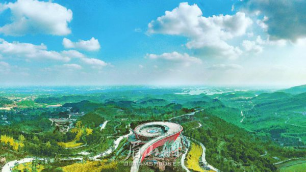 龙泉山公园丹景台。（资料图片）