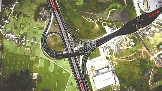 成乐高速扩容改造青龙互通效果图。.jpg